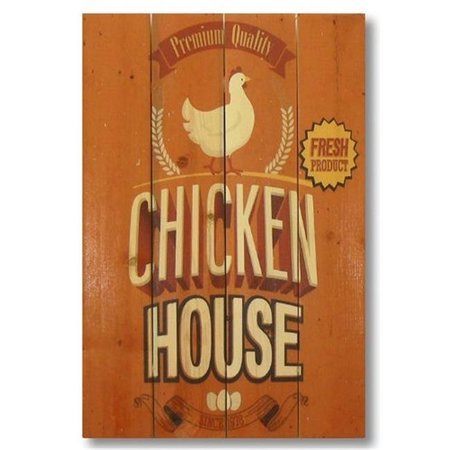 WILE E. WOOD Wile E. Wood WPCH1420 14 x 20 Chicken House Wood Art WPCH1420